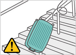 Handling suitcases and other baggage