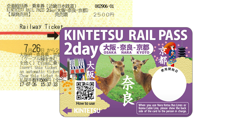 KINTETSU RAIL PASS 2day