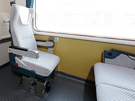 Wheelchair-accessible seat