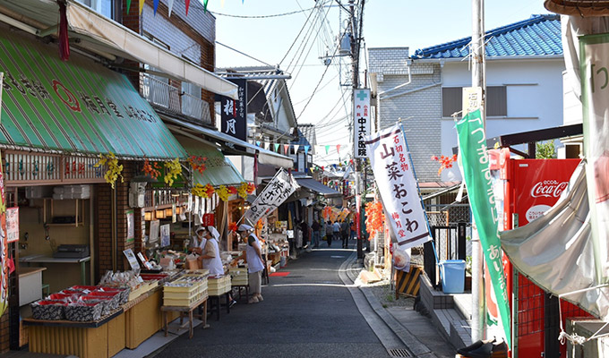 石切劍箭神社和參道商店街