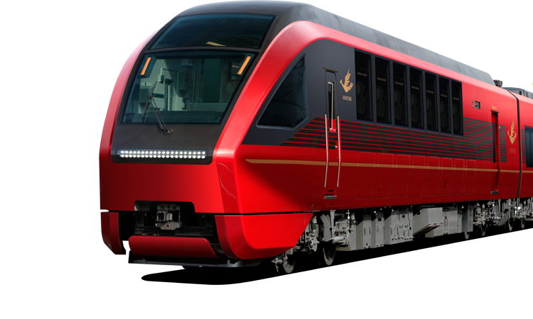 รถไฟฟ้าด่วนคินเท็ตสึที่วิ่งระหว่างสถานีโอซาก้านัมบะ – นาโกย่า HINOTORI