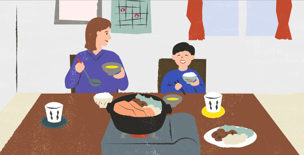 食卓のイメージイラスト