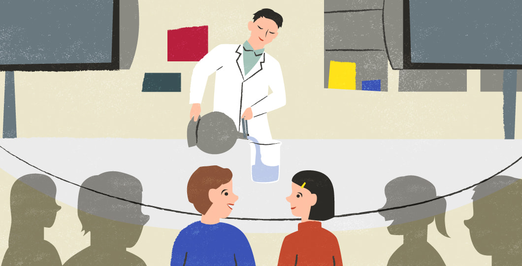 充実した教育環境のイメージイラスト