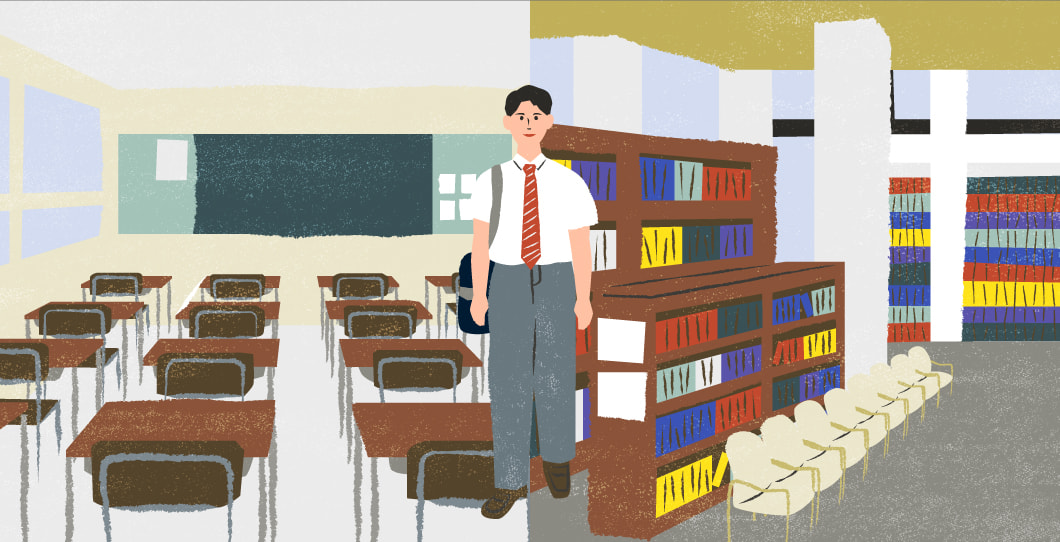 学生のイラスト
