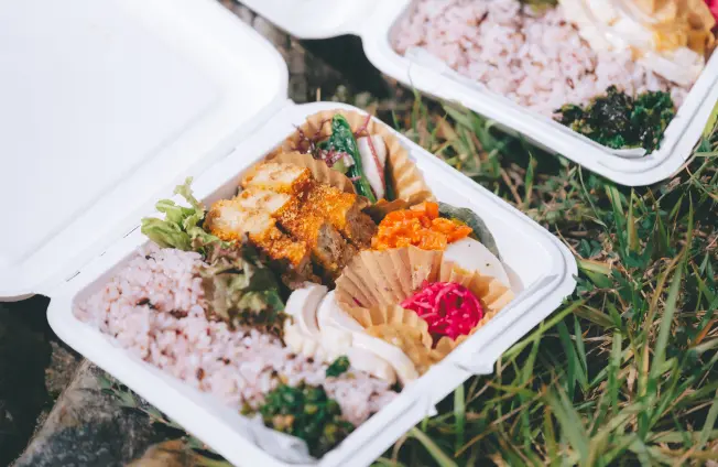 「うちゅうねこ」のお弁当