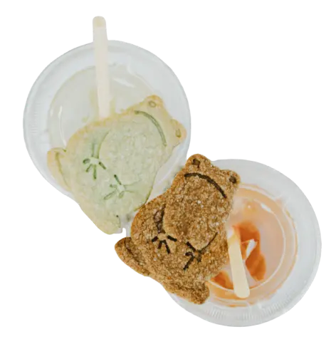 クッキー、ドリンク