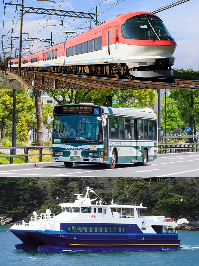 近鉄電車・バス・船のご利用方法