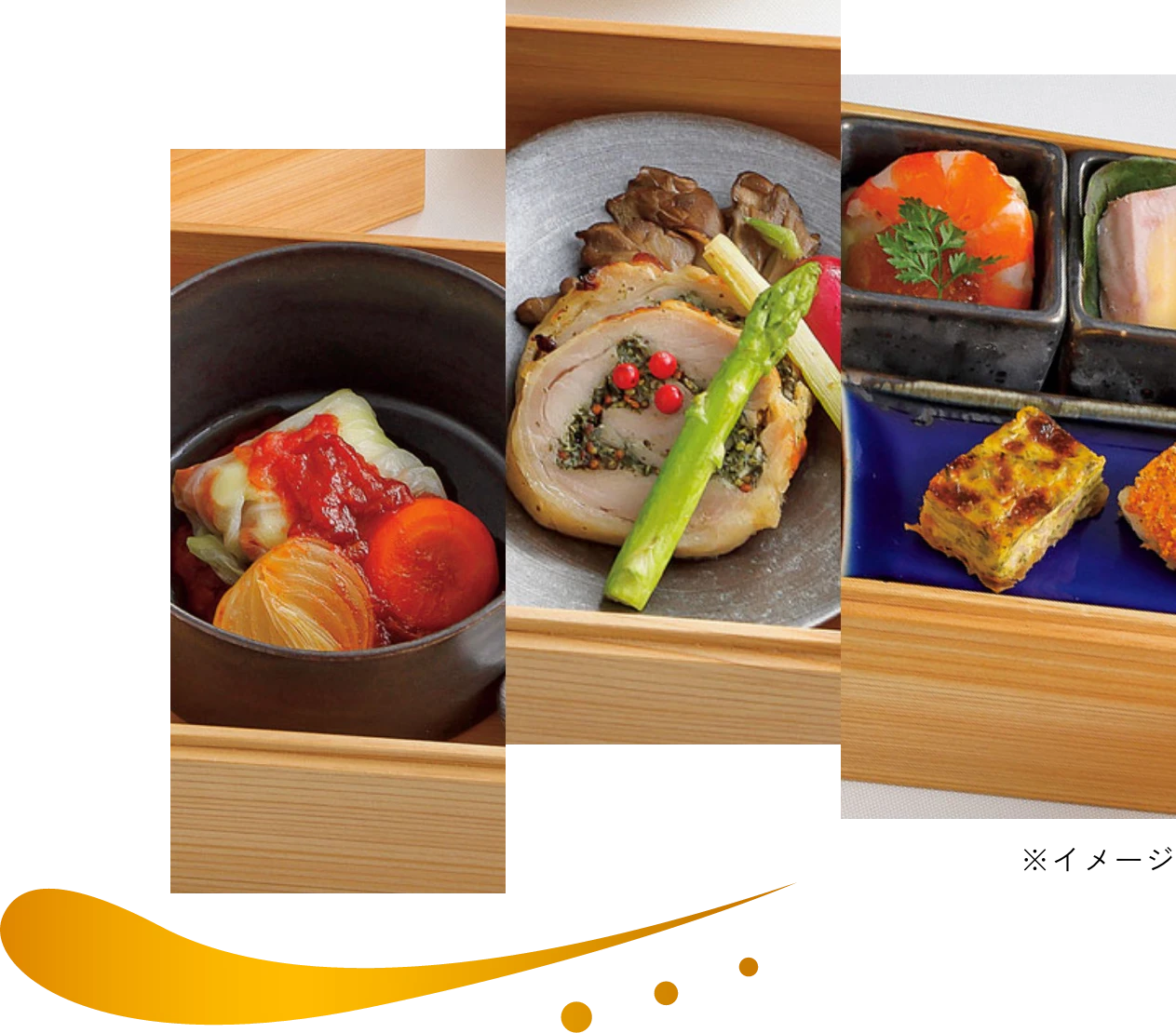 フレンチ膳の料理