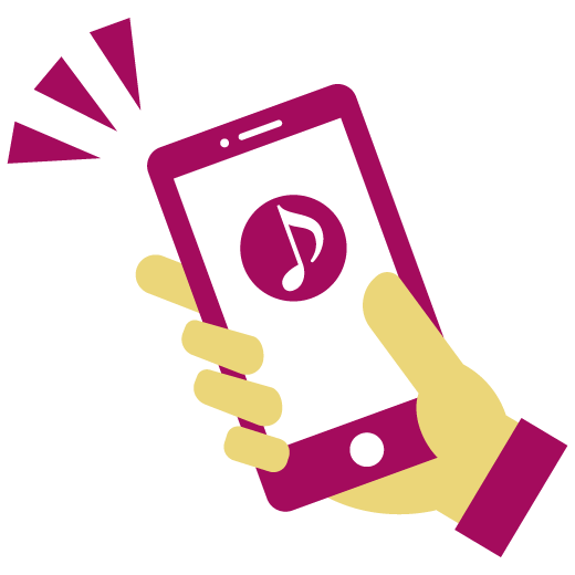 MAPに表示されているアイコンのあるエリアに入ると音声ガイドが自動で始まります。