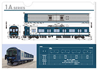 新型一般車両「１A系」運行開始記念グッズ　クリアファイル