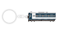 新型一般車両「１A系」運行開始記念グッズ　メタルキーホルダー