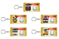 新型一般車両「８A系」２０２５年ローレル賞受賞記念グッズ　アクリルキーホルダー