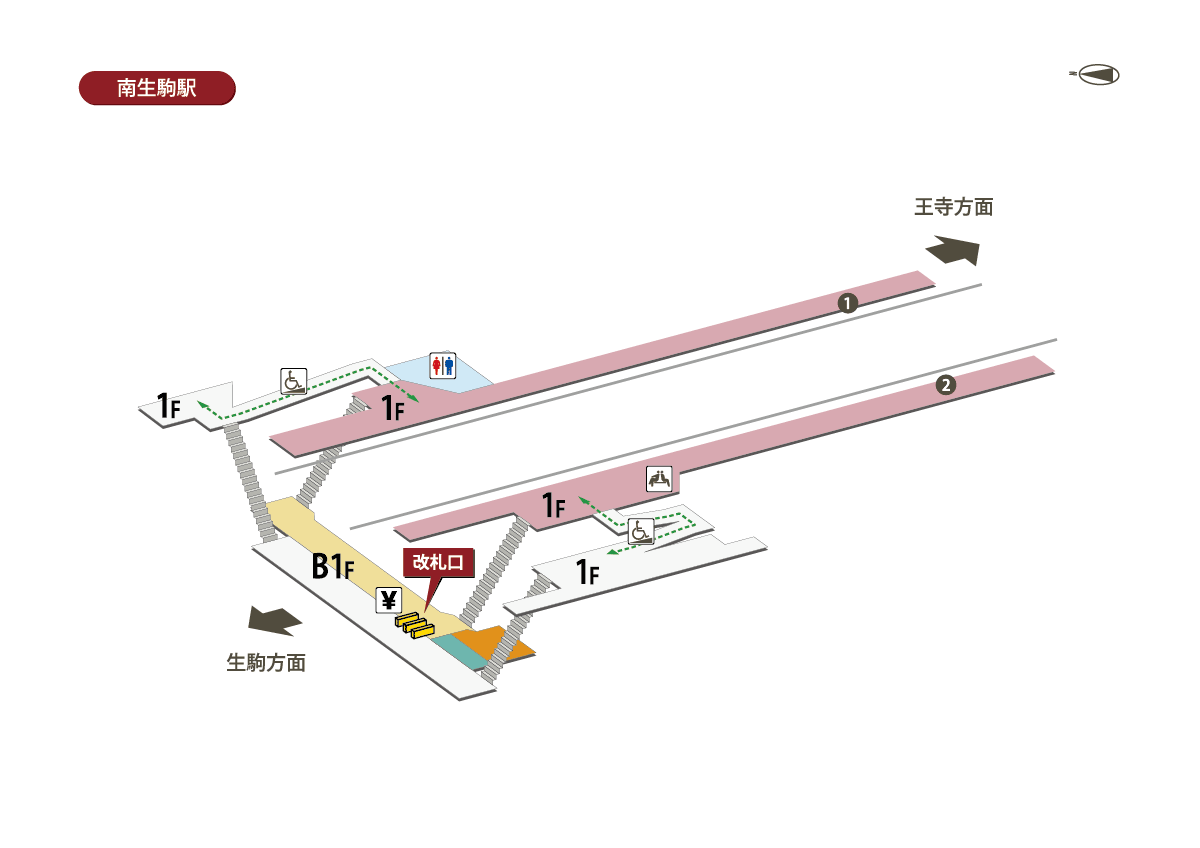 南 生駒 駅
