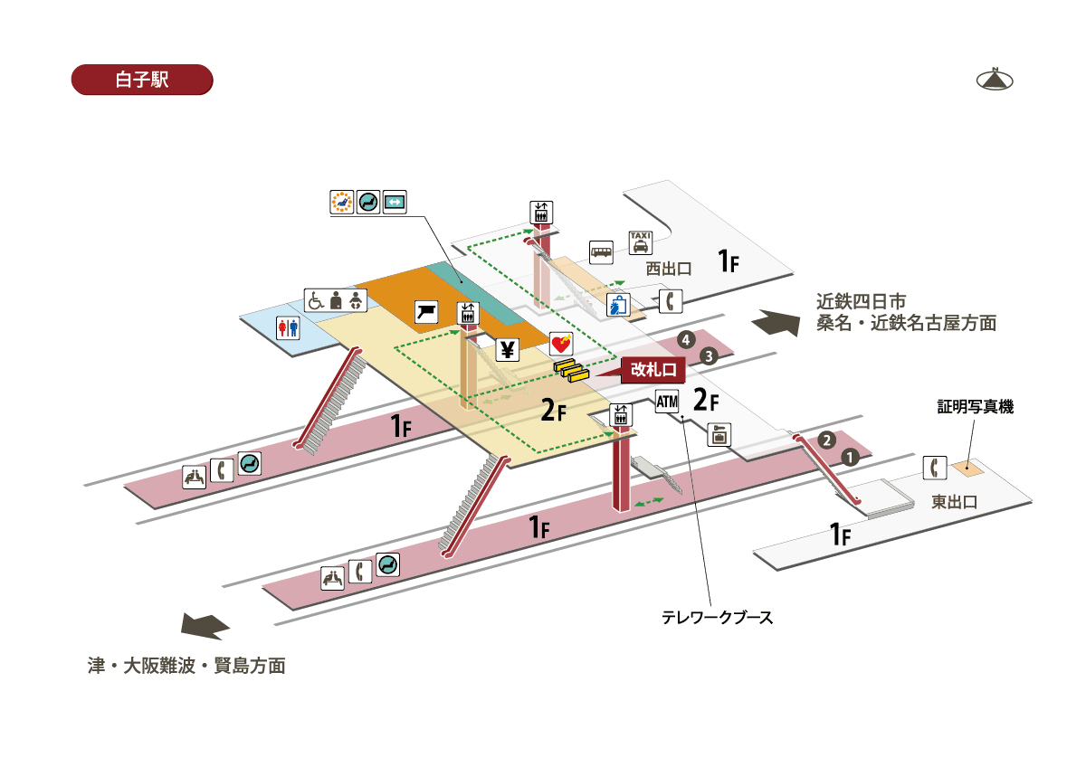 近畿日本鉄道 駅の情報 白子